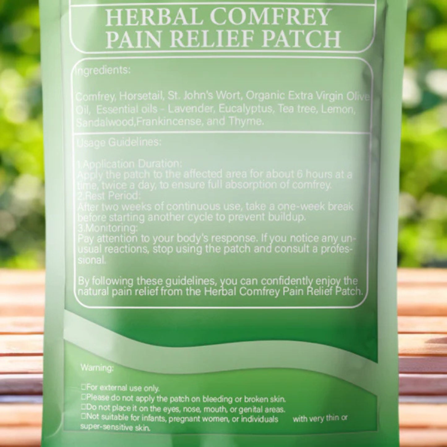 Herbal Comfrey Patches