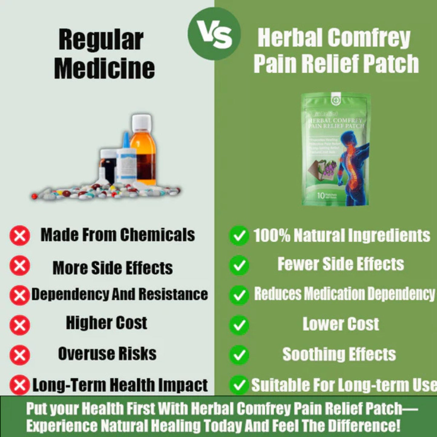 Herbal Comfrey Patches